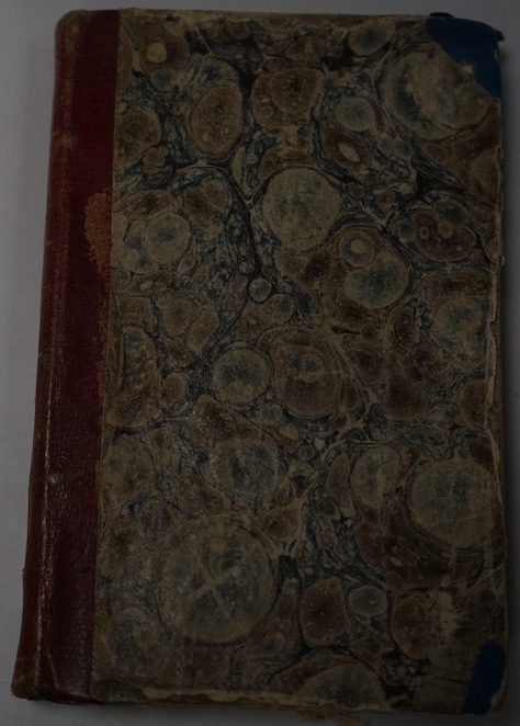 [Sandham, Elizabeth] - Sketches of Young People; or, a Visit to Brighton ... first edition. engraved frontis., original red quarter calf and marbled boards, gilt ruled and lettered spine, 12mo. printed for Harvey and Dar